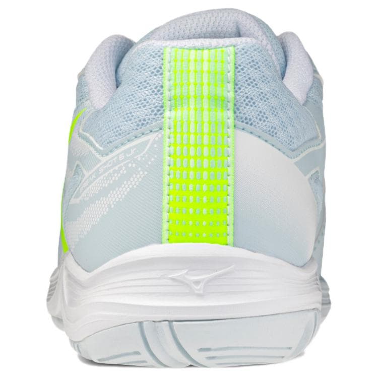 Кроссовки для тенниса Mizuno BREAK SHOT 5 Jr.AC Низкие теннисные кроссовки унисекс аква-синий желтый - изображение 4