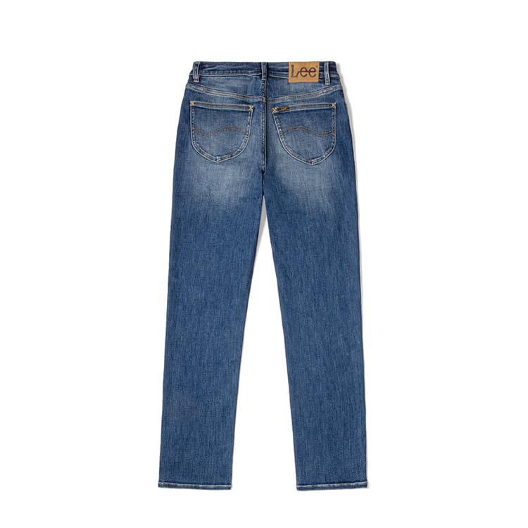 Джинсы Lee Medium Dark Blue Women's Jeans Ли Мид Темно-Синий Женские Джинсы - изображение 2