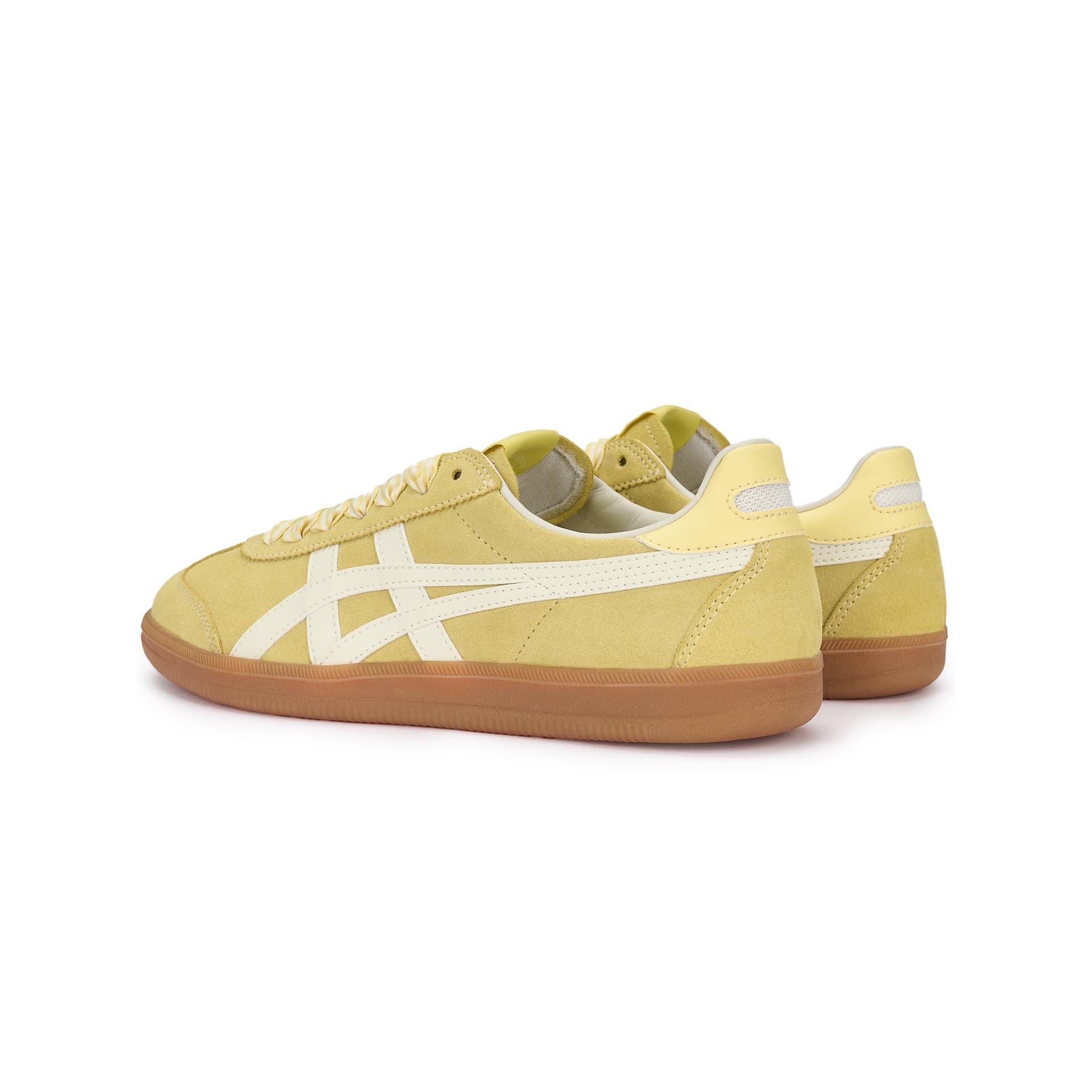 Кроссовки Onitsuka Tiger Tokuten Коровья кожа Low Топ Кеды немецкой армии (GAT) Унисекс Желтый - изображение 4
