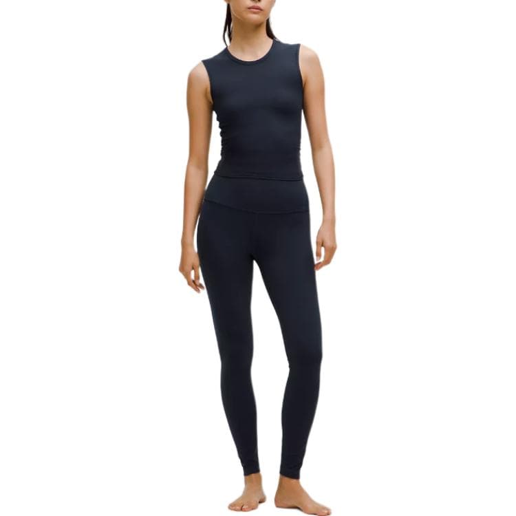 Lululemon Майки для йоги Женские Черные - изображение 18