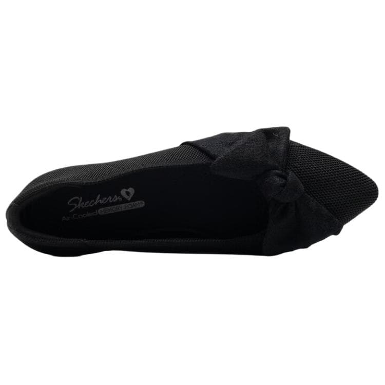Тапочки Skechers Air cooled memory foam Женские повседневные туфли Женские Черный - изображение 3