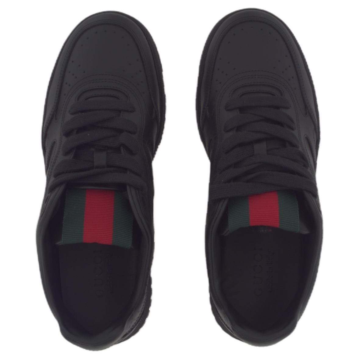 Кроссовки Gucci Re-Web Low Top Sneakers Black - изображение 5