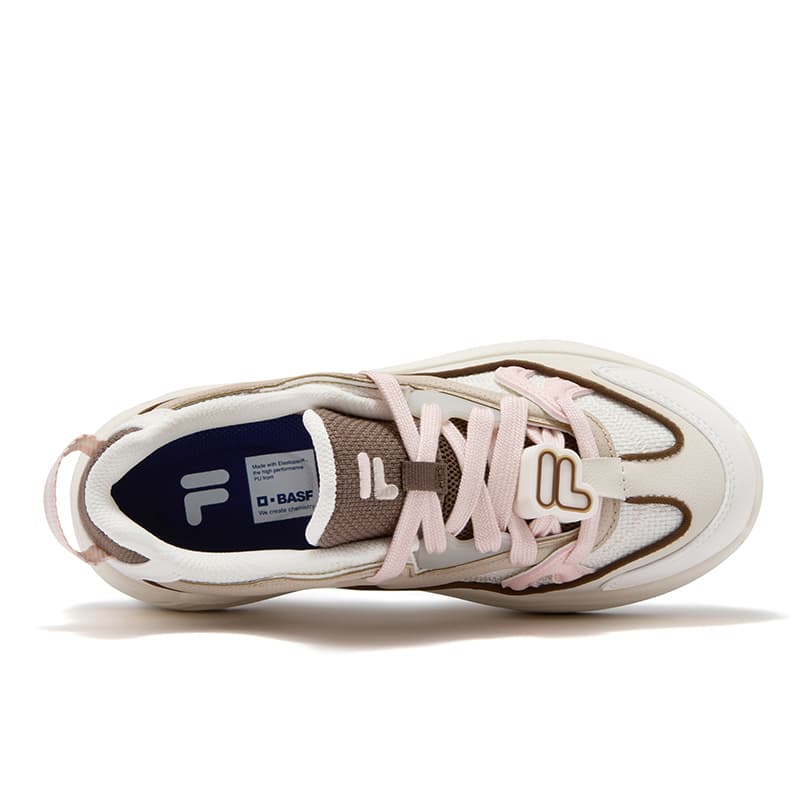 Кроссовки FILA FUSION TARANTO Melody Shoes Низкие Скейтборд Обувь Женские Молочно-белый Ледяной Синий Поллен - изображение 6