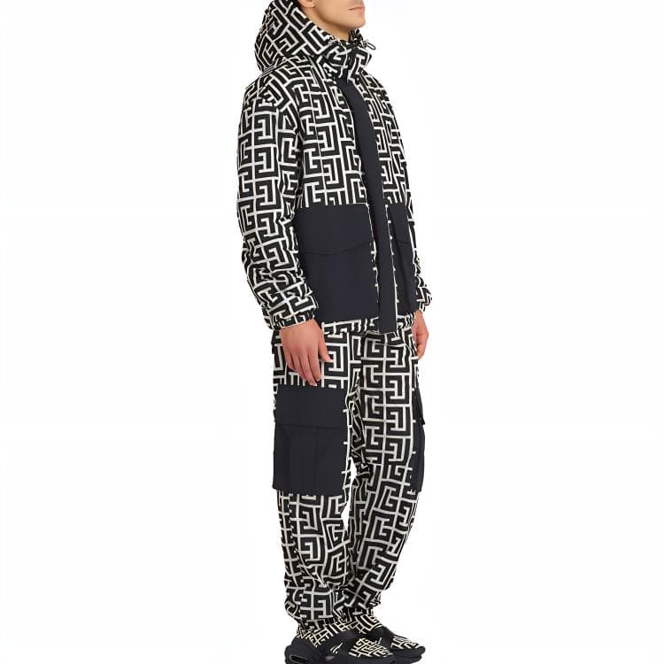 Зимняя куртка пуховик Balmain SS22 Hooded Jacket Black - изображение 6