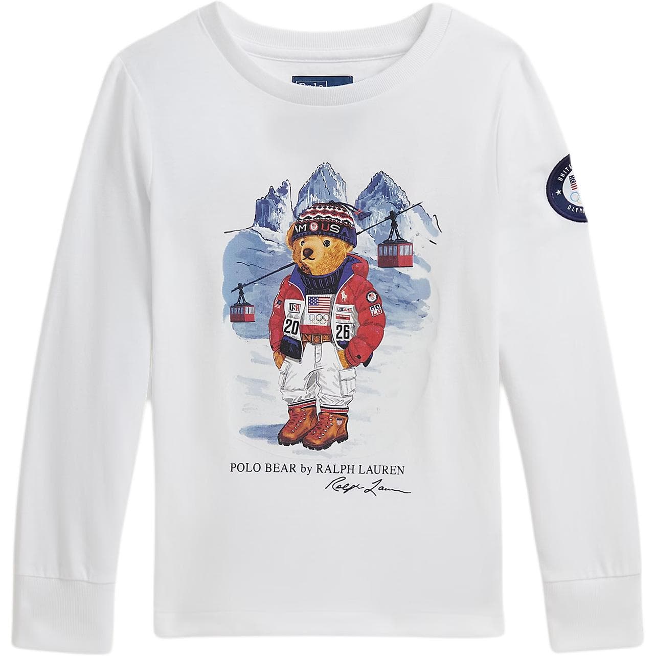 Футболка Polo Ralph Lauren Polo Bear T Рубашка SS26 Стандартный размер Детский - изображение 1