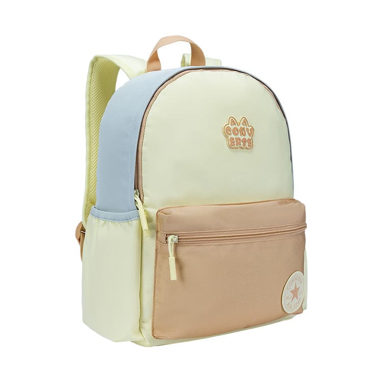 Рюкзак Converse 14L Контрастные цвета Спорт Свежий Логотип с ушками кролика Полиэстер Рюкзак Регулярный Унисекс Парный Лаймовый пирог - изображение 4
