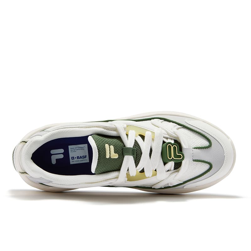 Кроссовки FILA FUSION TARANTO Melody Shoes Низкие Скейтборд Обувь Мужская Снег Лотосовый Серый - изображение 6