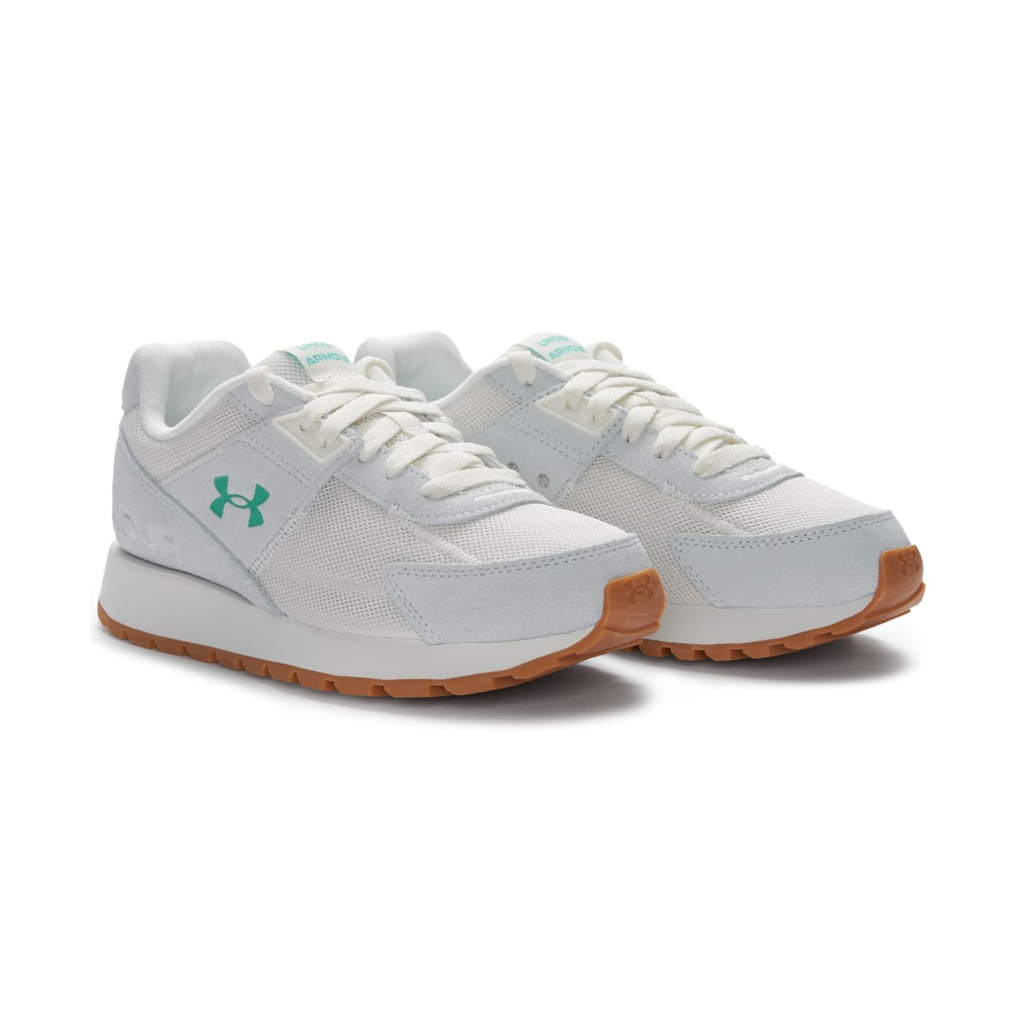 Кроссовки Under Armour Essential Дышащая Низкая Повседневная Обувь Женская Мечтательный Зеленый - изображение 3