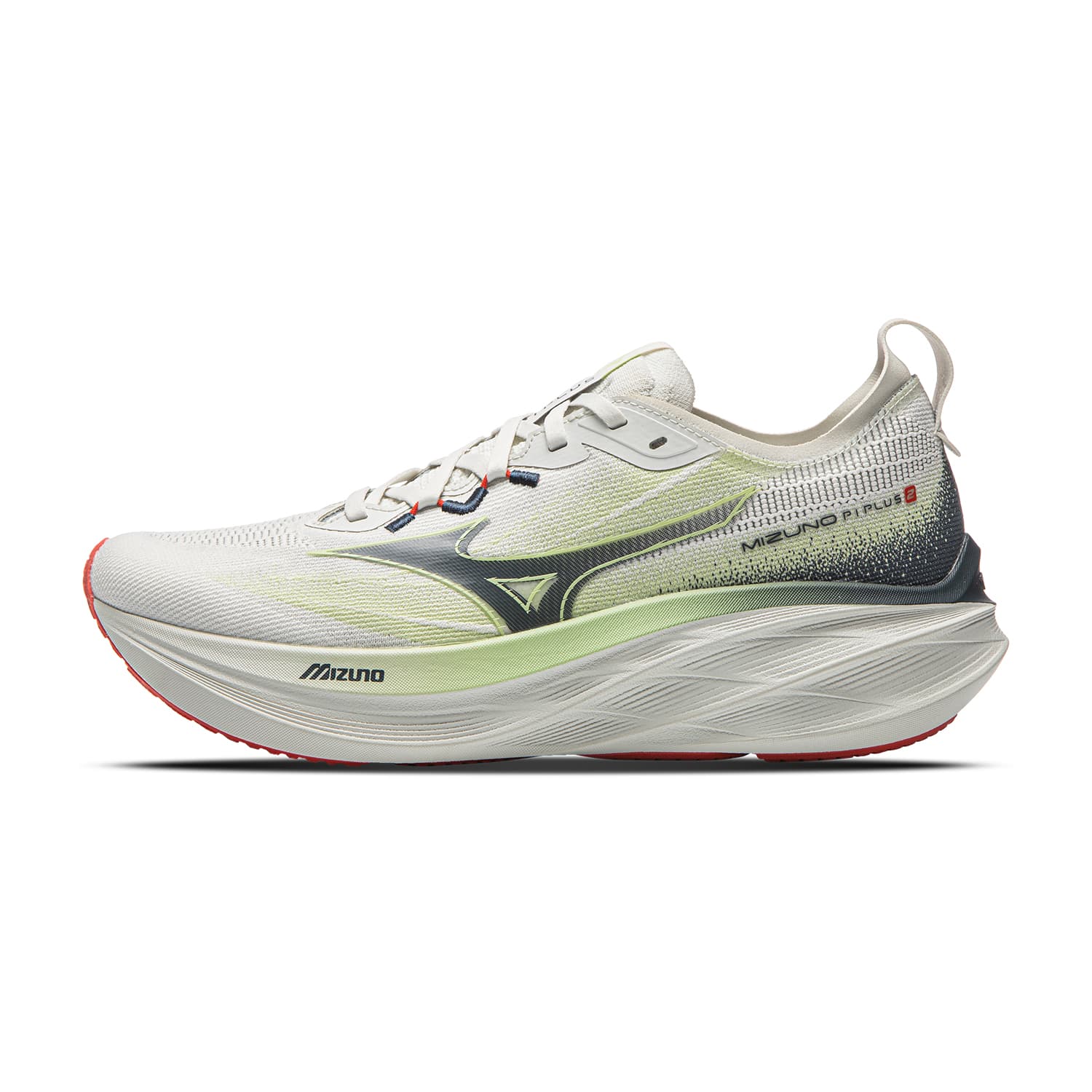 Кроссовки для бега Mizuno PI PLUS Низкие Кроссовки для Бега Унисекс Белый Лаймстоун - изображение 1