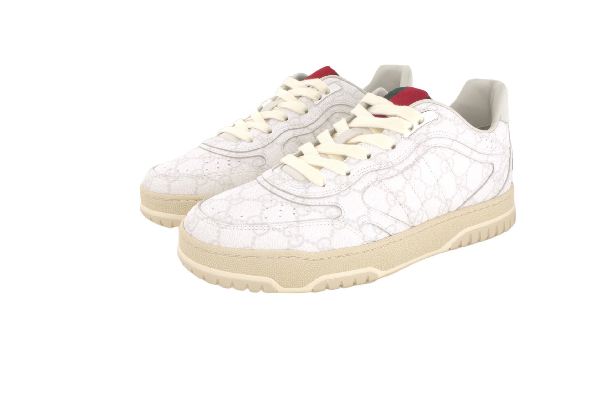 Кроссовки Gucci Re-Web Low Top Sneakers White - изображение 4