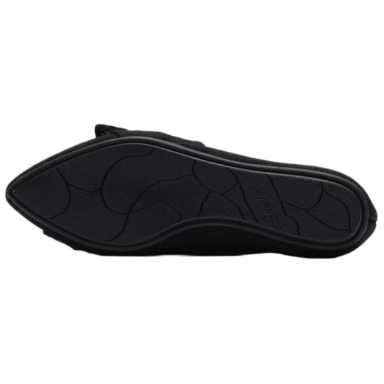 Тапочки Skechers Air cooled memory foam Женские повседневные туфли Женские Черный - изображение 5