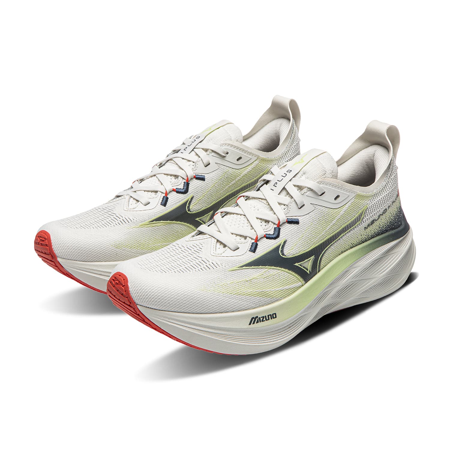 Кроссовки для бега Mizuno PI PLUS Низкие Кроссовки для Бега Унисекс Белый Лаймстоун - изображение 4