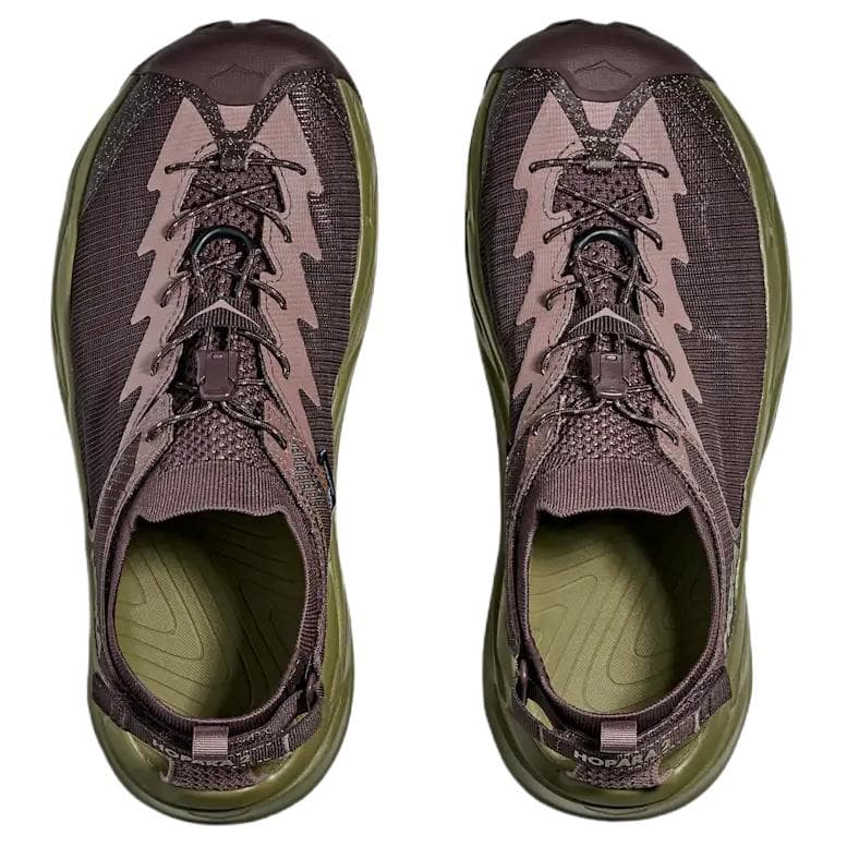 Сандалии HOKA ONE ONE HOPARA 2 Водонепроницаемый Быстросохнущий Обувь для водного туризма Мужской Пурпурно-зеленый - изображение 3