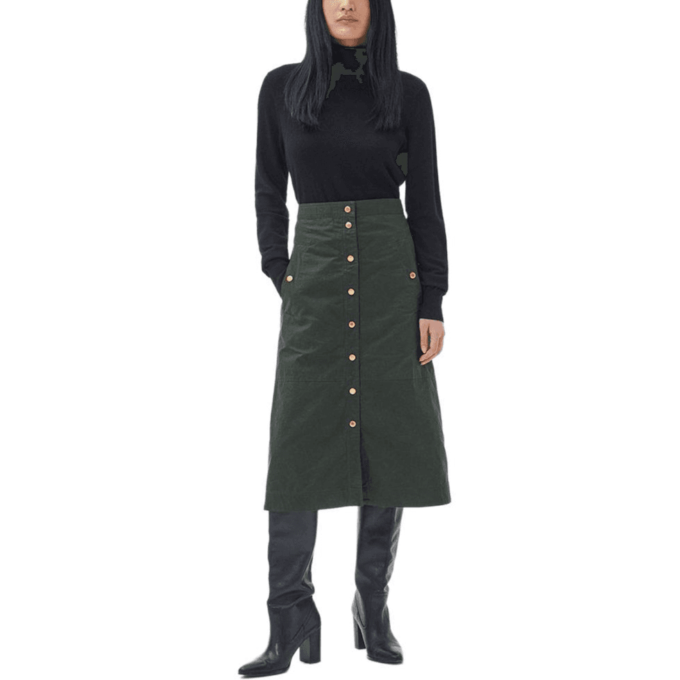 Юбка Barbour Повседневная длинная юбка женская - изображение 4