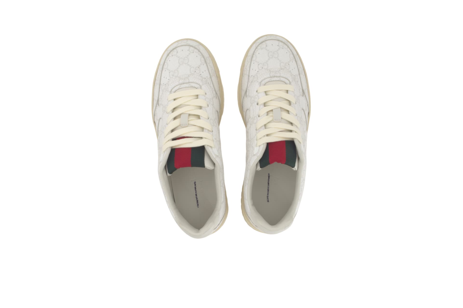Кроссовки Gucci Re-Web Low Top Sneakers White - изображение 3