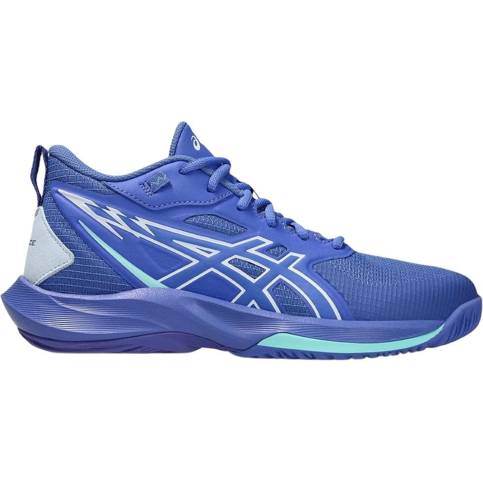 Кроссовки для баскетбола ASICS Swiftace Поддержка MID Топ Детские Баскетбольные Кроссовки Синие Детские - изображение 2