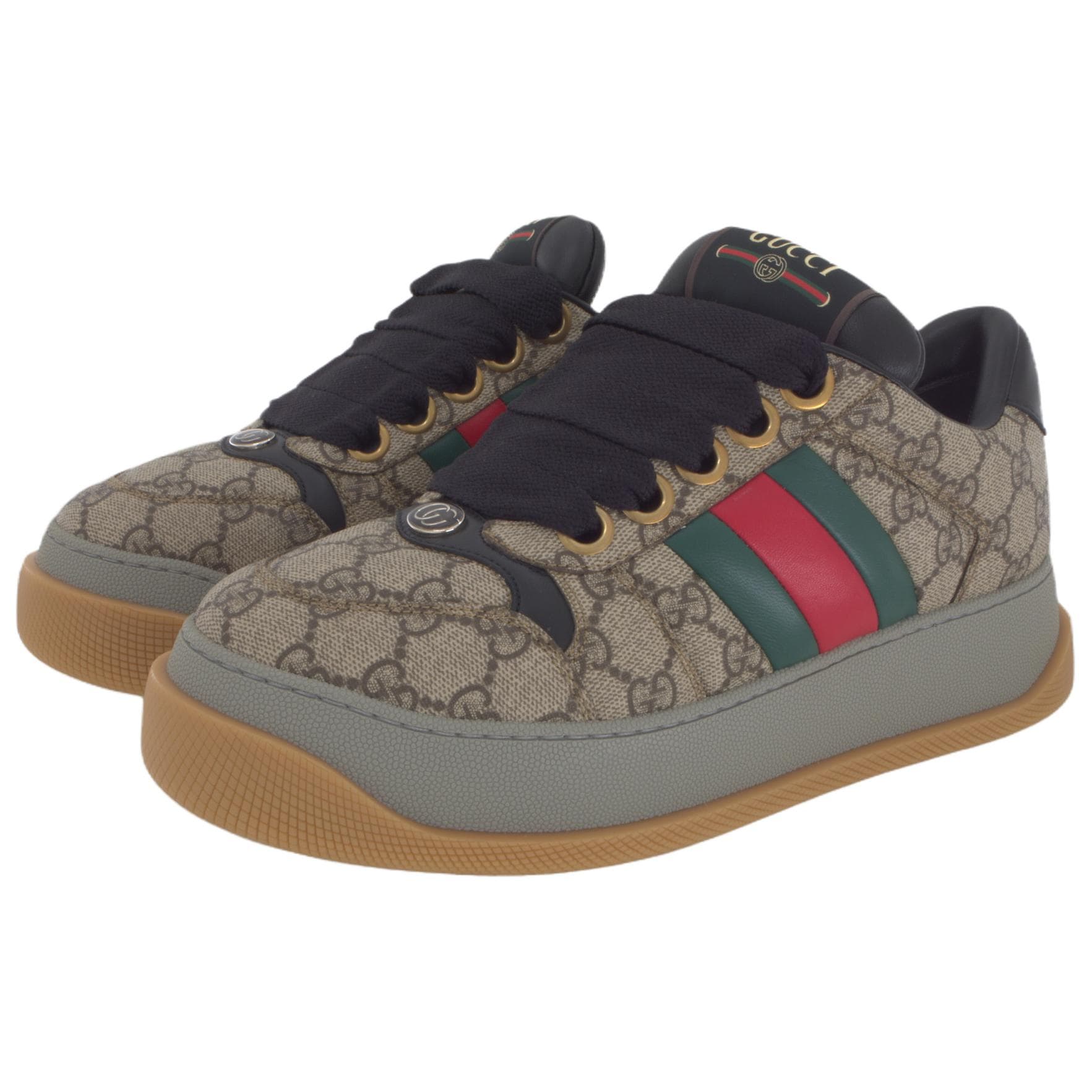 Кроссовки Gucci Screener Brown - изображение 3
