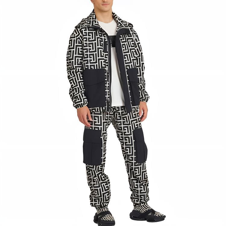 Зимняя куртка пуховик Balmain SS22 Hooded Jacket Black - изображение 3