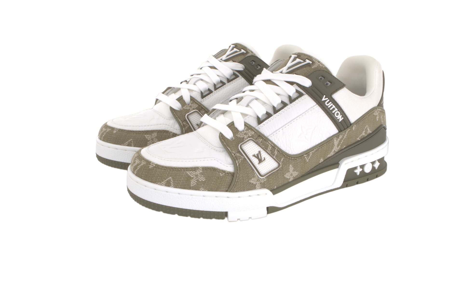 Кроссовки LOUIS VUITTON Trainer Green - изображение 3