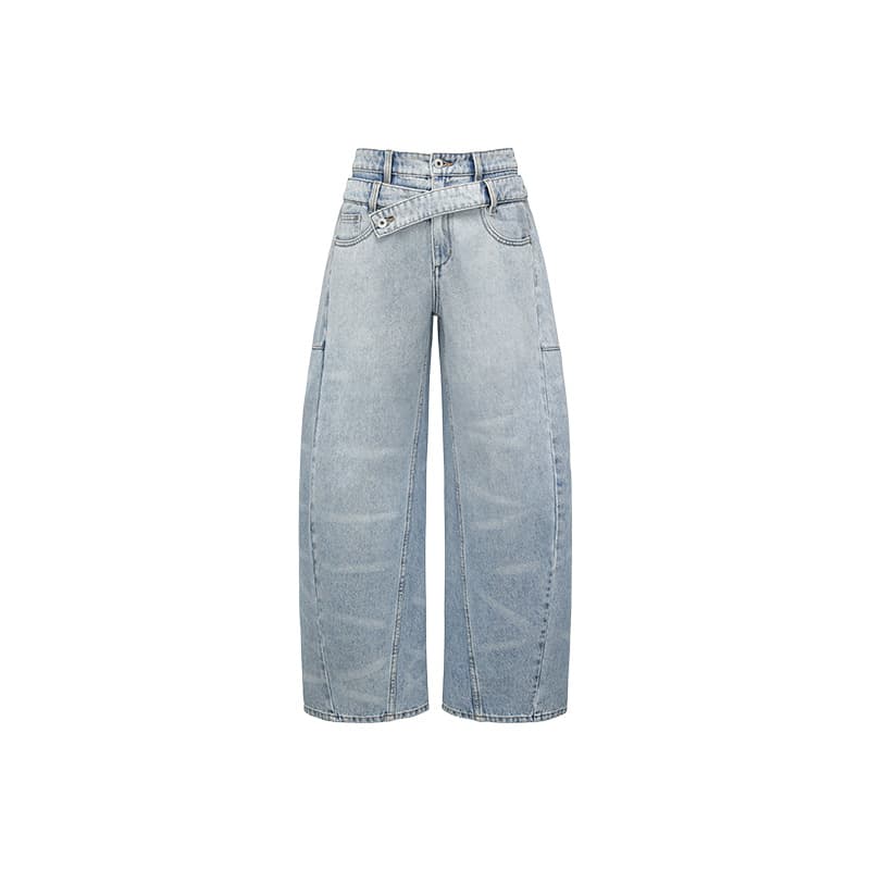 Джинсы Feng Chen Wang Blue Women's Jeans Фэн Чэнь Ванг Синий Женские Джинсы - изображение 1