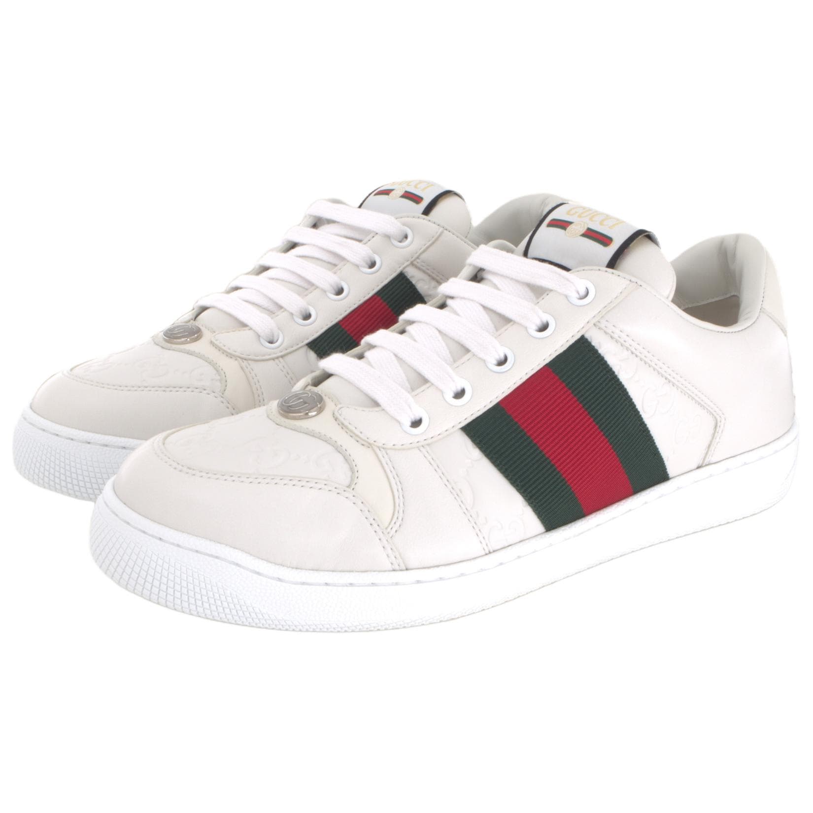 Кроссовки Gucci Screener White Green - изображение 3