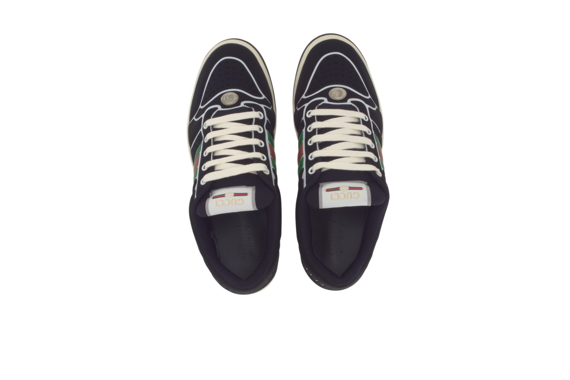 Кроссовки Gucci Screener Low Black - изображение 4