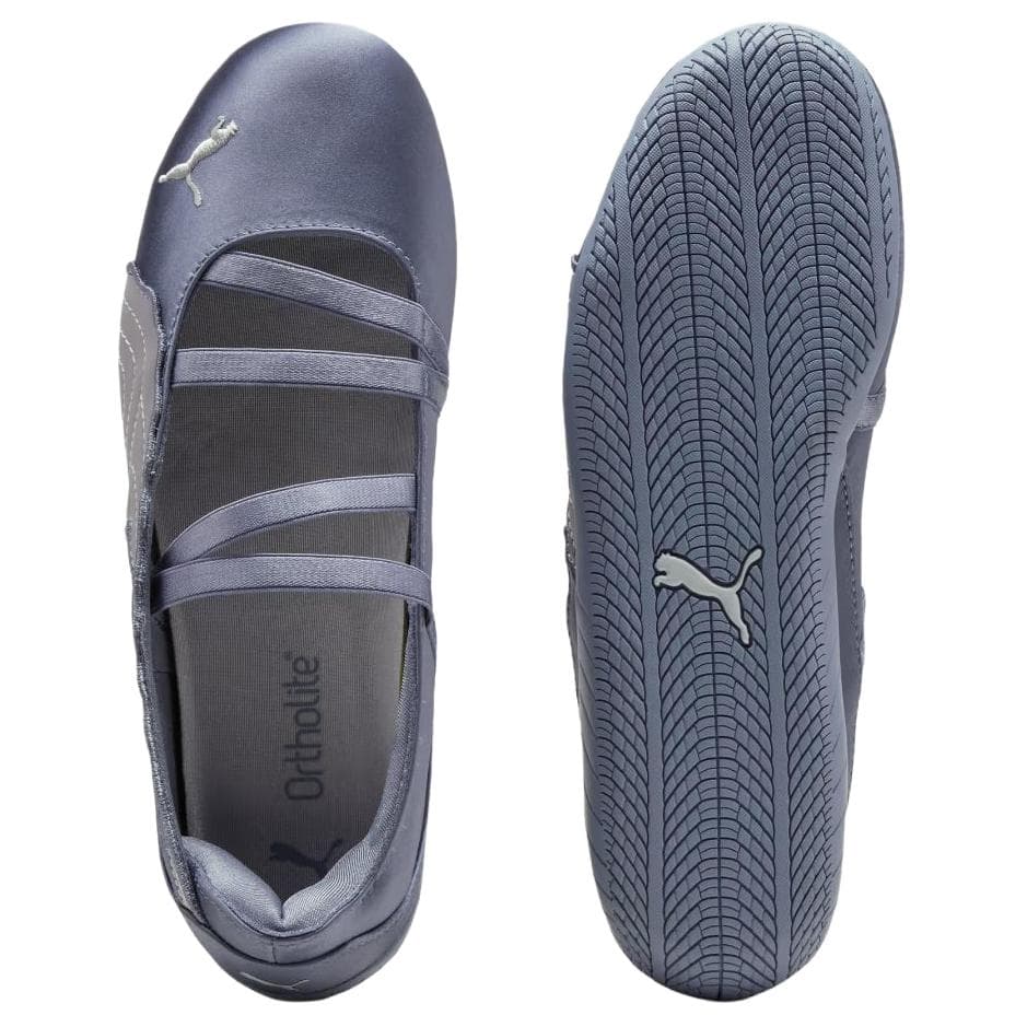PUMA Speedcat Туфли Мэри Джейн Женские Серые Синие - изображение 4