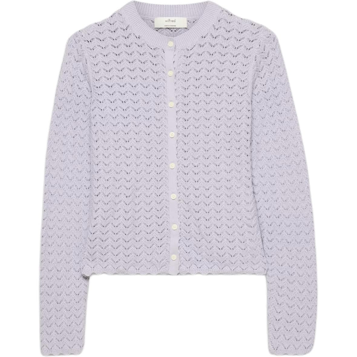 Кофта Aritzia SS26 WILFRED Хлопковое волокно Украшение™ Prelusion Кардиган Трикотаж Женский - изображение 1