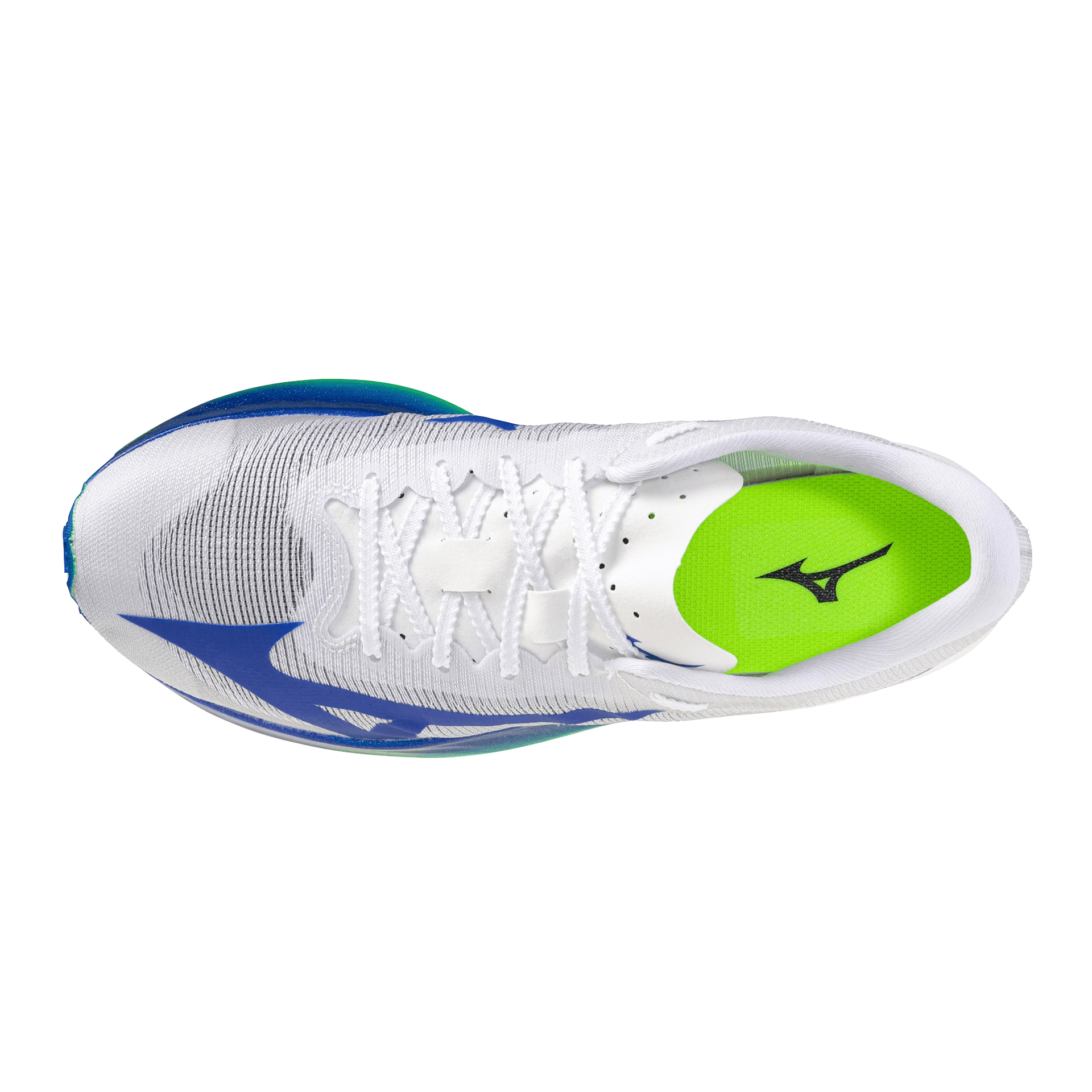Кроссовки для бега Mizuno Hyperwarp Дышащий Low Топ Беговые кроссовки Унисекс Белый синий желтый - изображение 3