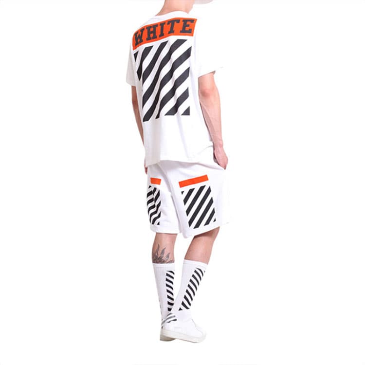 Футболка OFF-WHITE SS21 Striped Logo T-Shirt - изображение 5