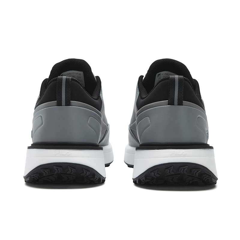 Кроссовки для гольфа FILA GF DRIVEX Golf Shoes Низкий топ Ультраматовый серый Galloping Horse Черный мужской - изображение 5