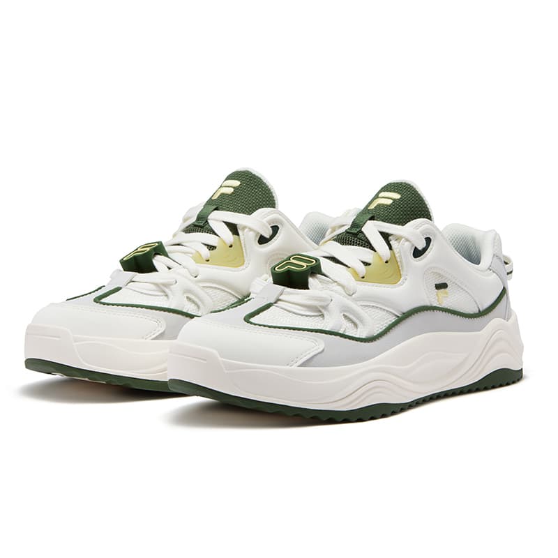 Кроссовки FILA FUSION TARANTO Melody Shoes Низкие Скейтборд Обувь Мужская Снег Лотосовый Серый - изображение 3