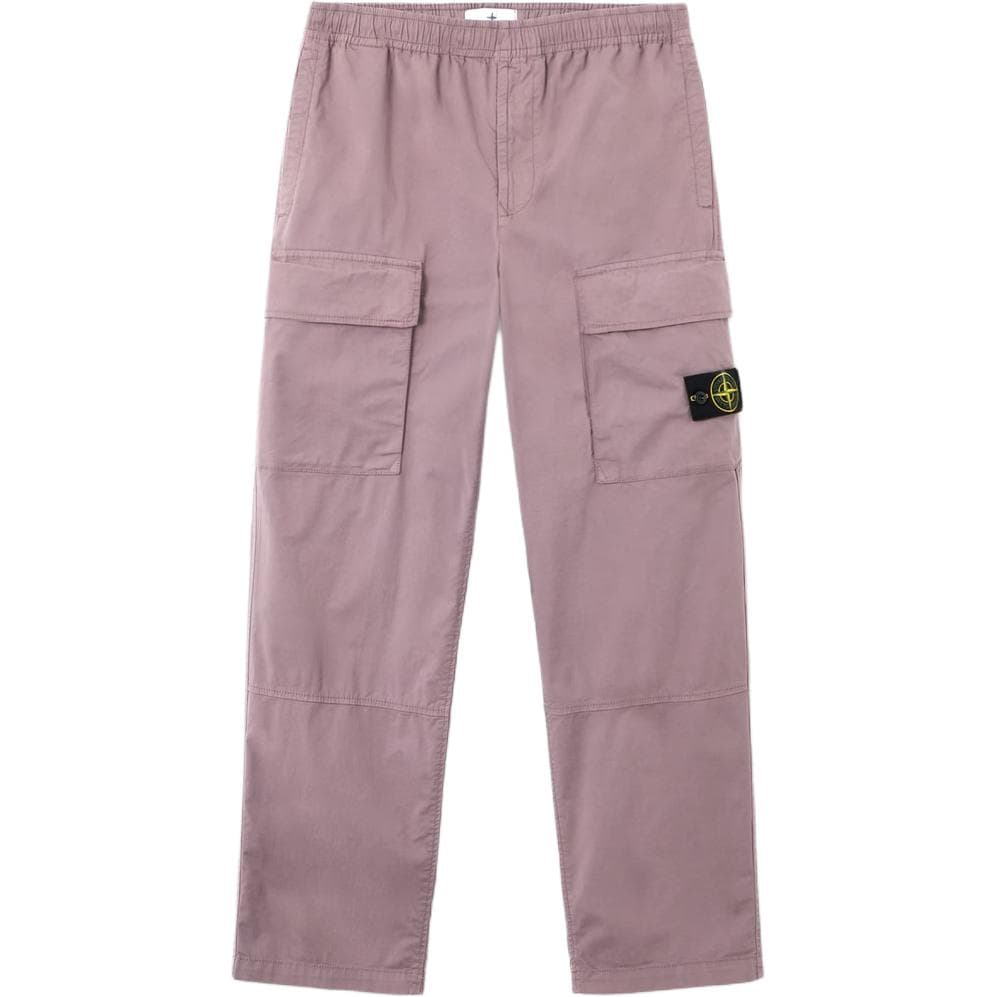 Штаны STONE ISLAND Purple Gray Мужские Карго Брюки - изображение 1