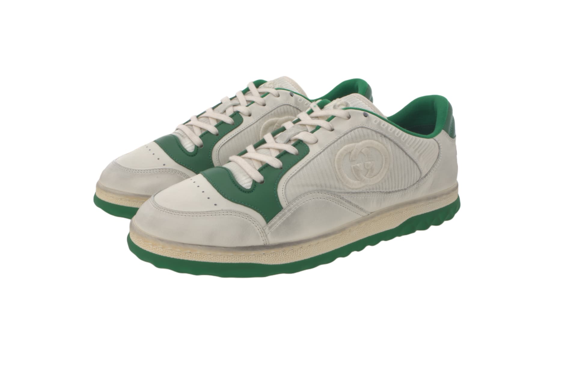 Кроссовки Gucci MAC80 White Green - изображение 3