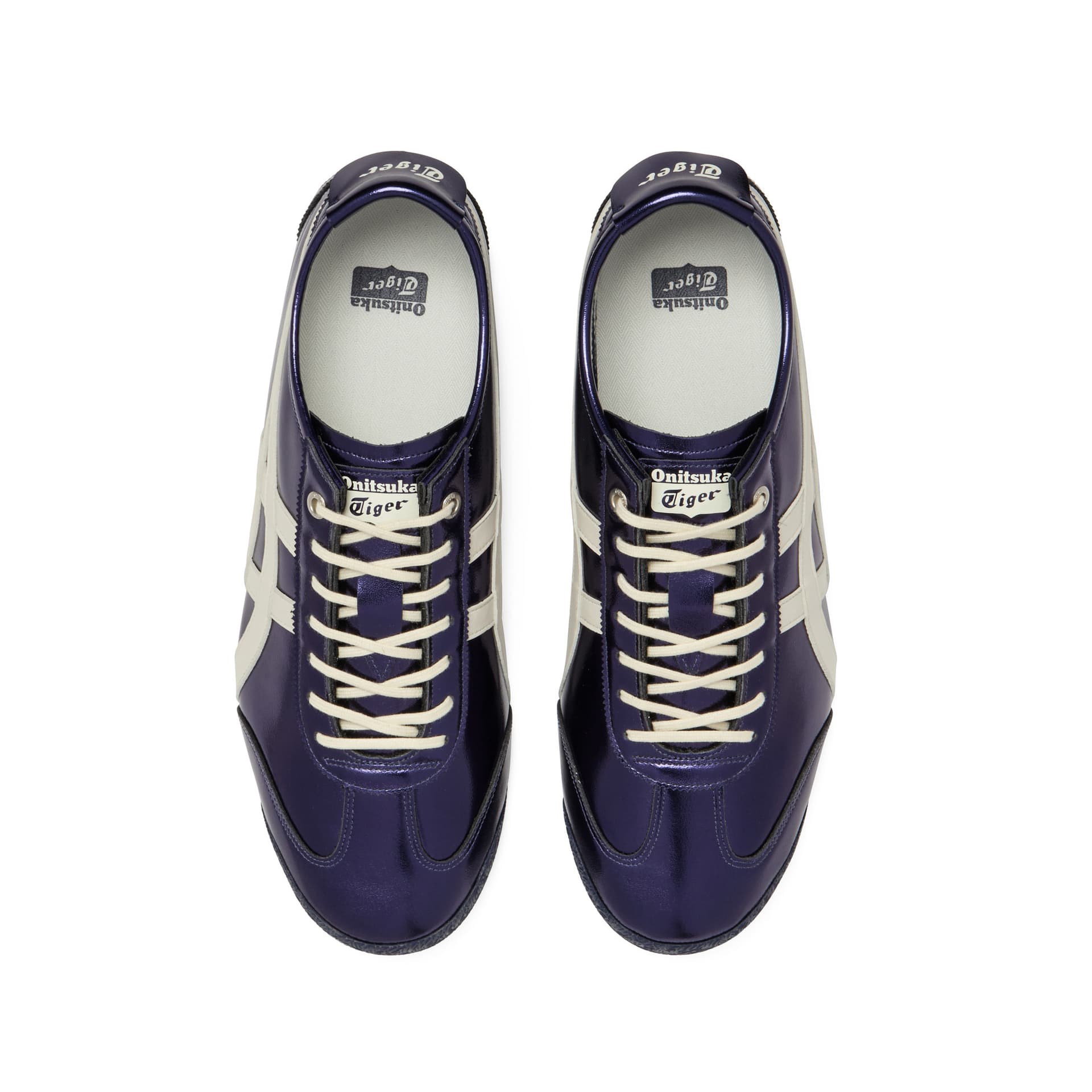 Кроссовки Onitsuka Tiger MEXICO 66 SD Коровья кожа Низкий топ Повседневная обувь Унисекс Синий Фиолетовый - изображение 5