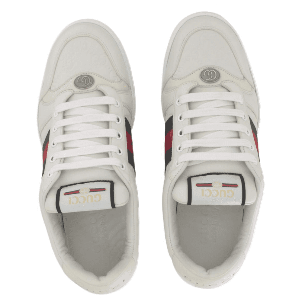 Кроссовки Gucci Screener White Green - изображение 5