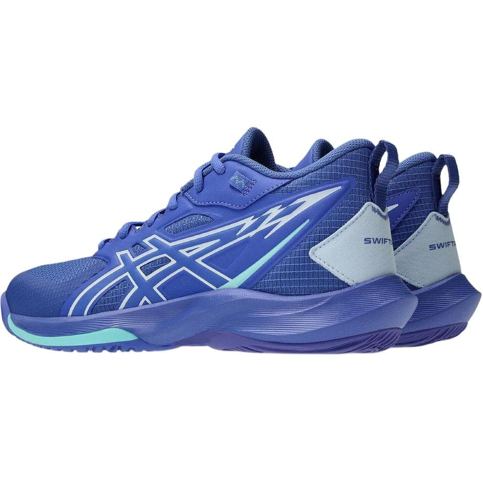 Кроссовки для баскетбола ASICS Swiftace Поддержка MID Топ Детские Баскетбольные Кроссовки Синие Детские - изображение 5