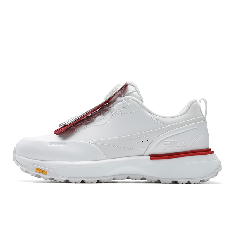 Кроссовки для гольфа FILA GF DRIVEX Амортизация Противоскользящая Устойчивая к истиранию Низкий Топ Гольф Обувь Женская Ярко-Белая - изображение 1