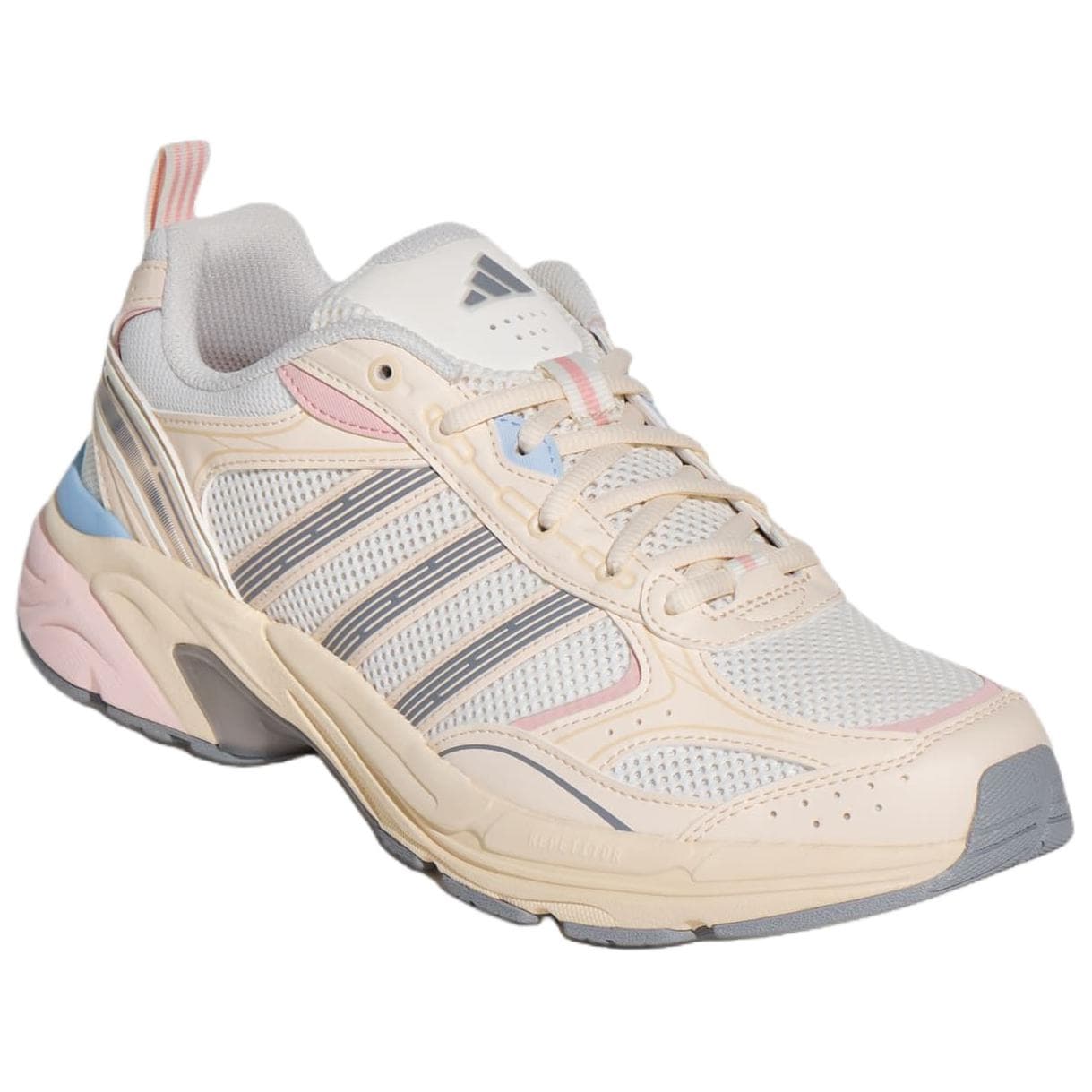 Кроссовки для бега Adidas NEON FLUX Дышащая Поддержка Амортизация Беговые кроссовки Женские Бежевые - изображение 2