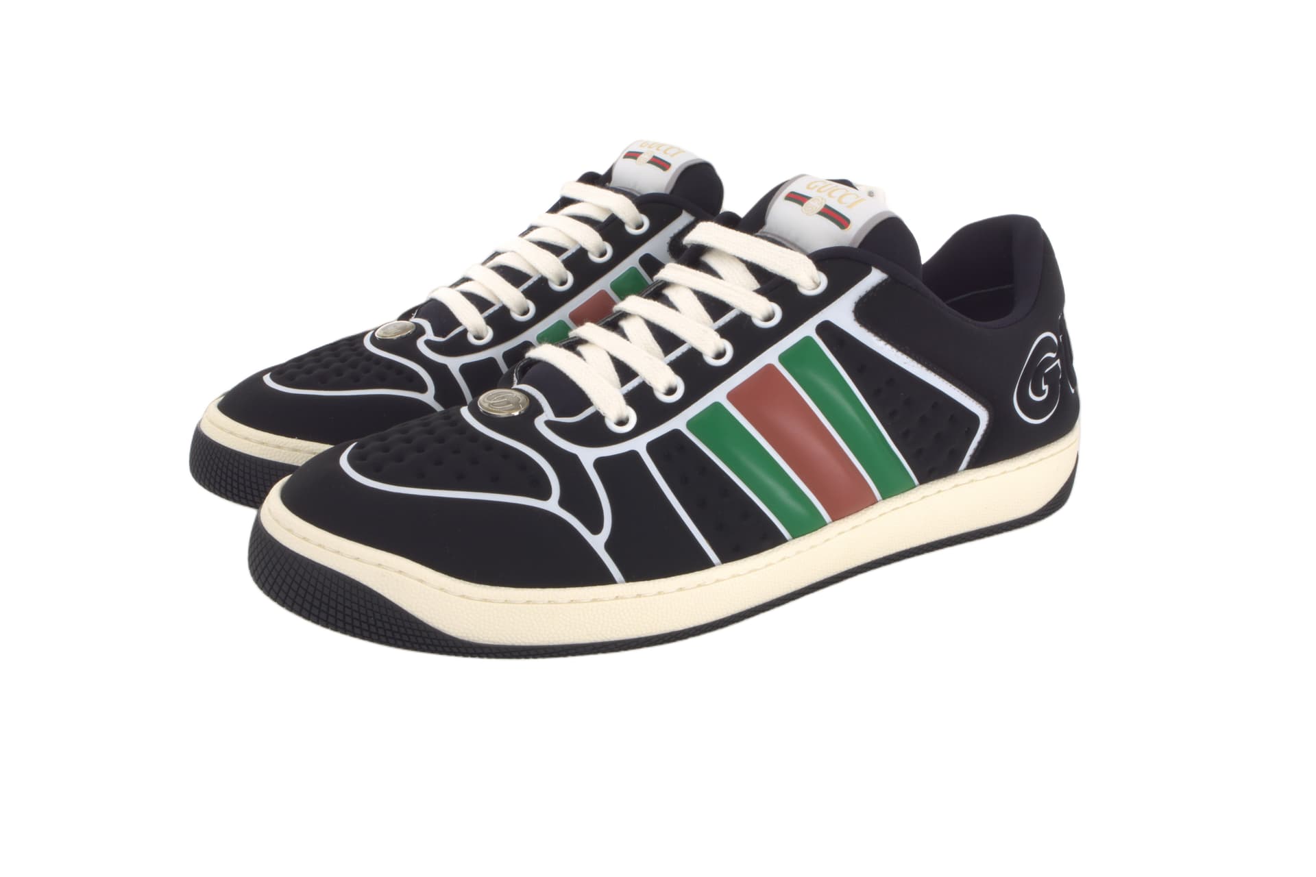 Кроссовки Gucci Screener Low Black - изображение 3