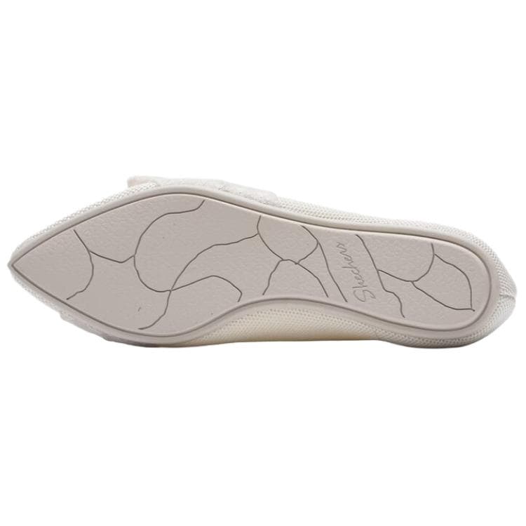 Тапочки Skechers Air cooled memory foam Женские повседневные туфли Женские Экрю - изображение 5