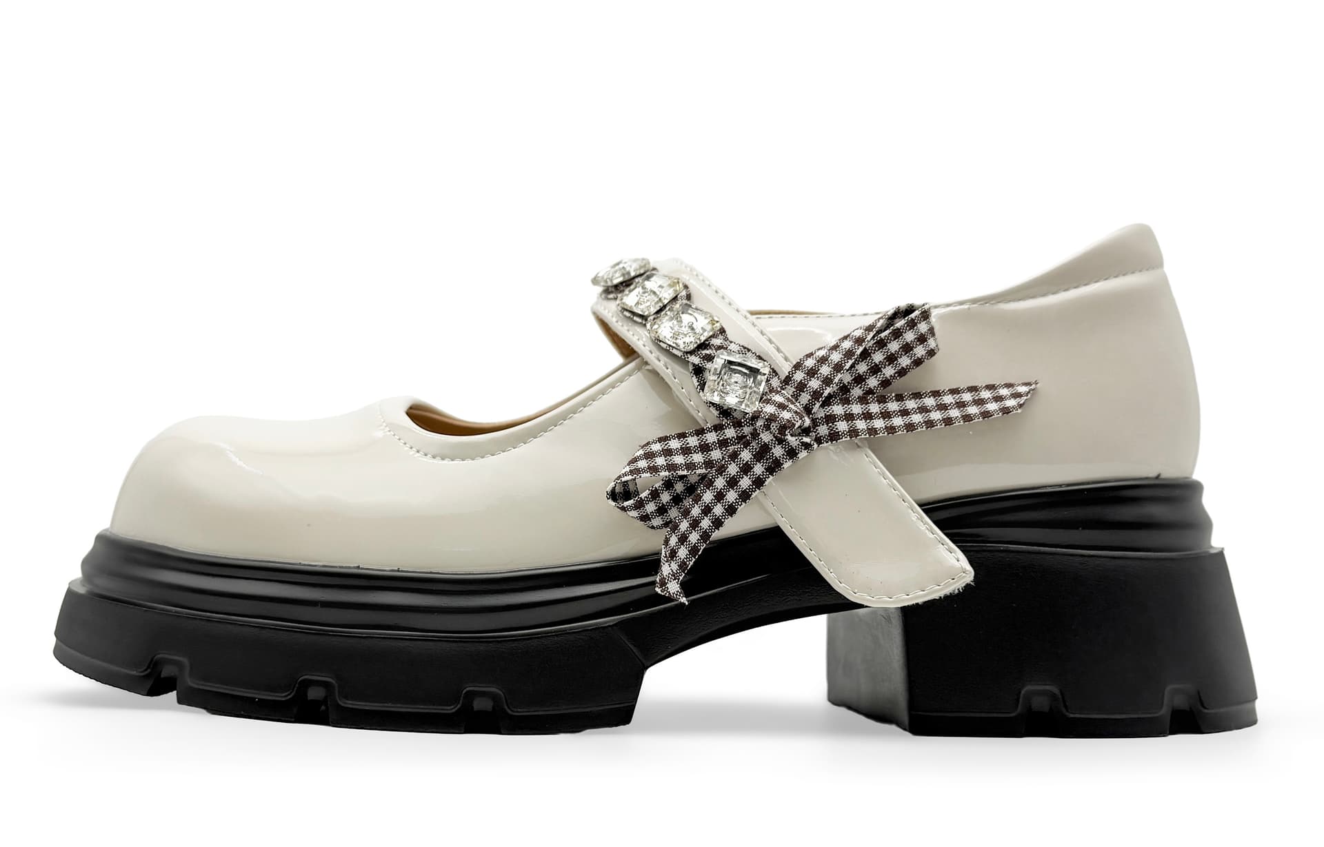 DAPHNE Mary Jane Shoes Beige Women's - изображение 1