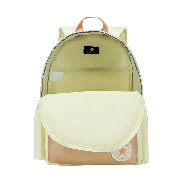 Рюкзак Converse 14L Контрастные цвета Спорт Свежий Логотип с ушками кролика Полиэстер Рюкзак Регулярный Унисекс Парный Лаймовый пирог - изображение 5