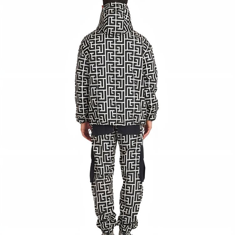 Зимняя куртка пуховик Balmain SS22 Hooded Jacket Black - изображение 5