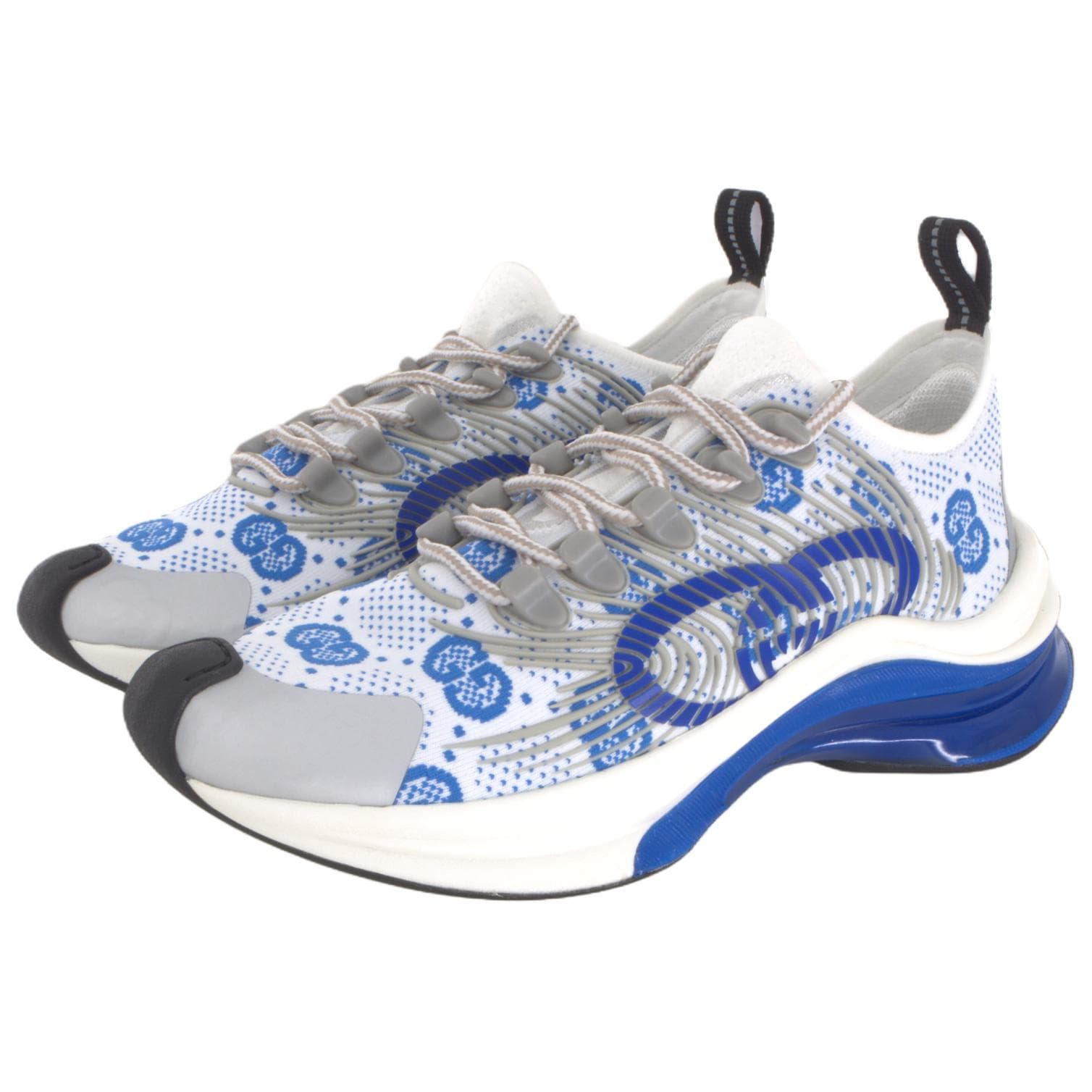 Кроссовки Gucci Run Blue White - изображение 3