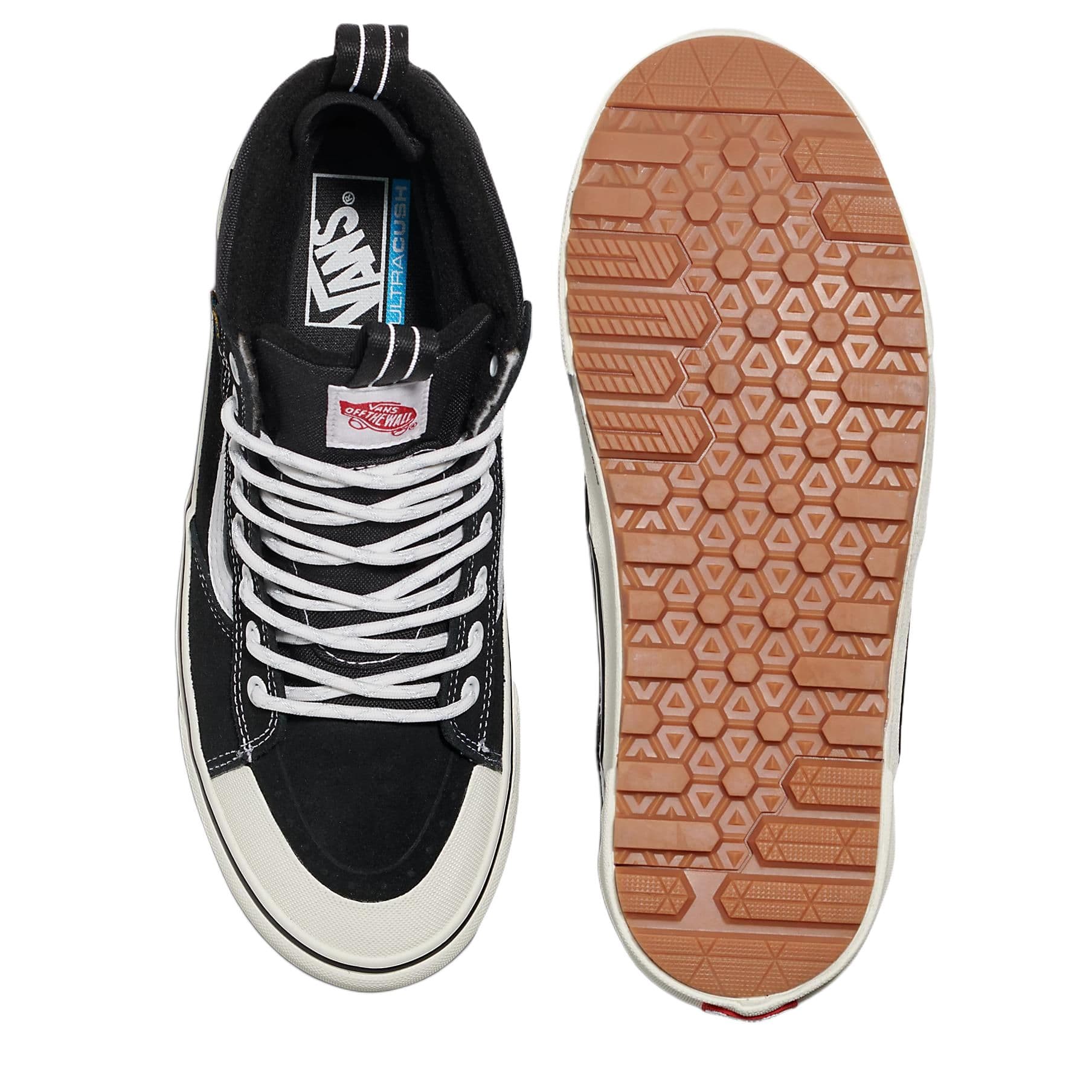 Кроссовки Vans High Топ Скейтборд Обувь Унисекс Черный белый - изображение 4