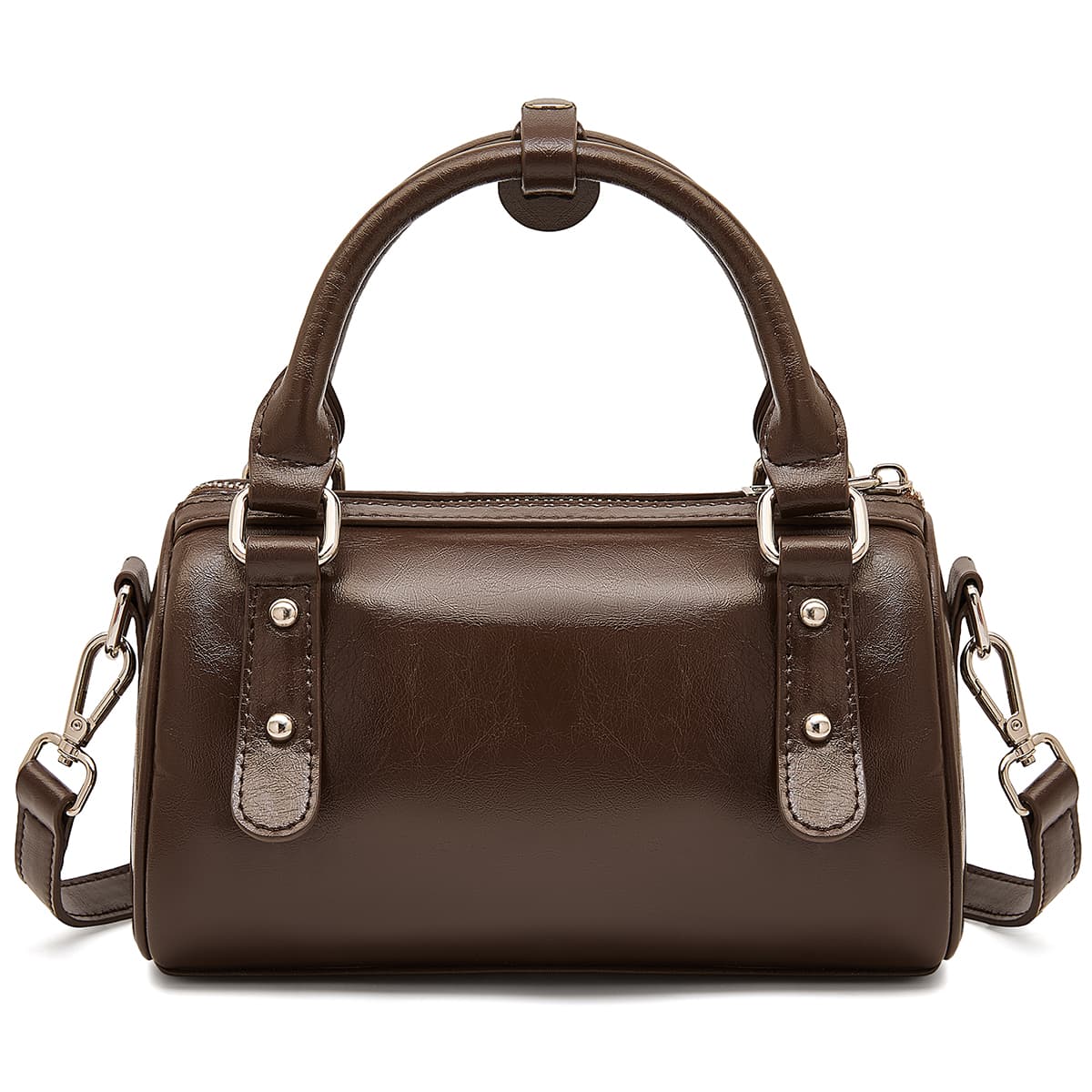 Сумка DoraemonA Artificial Leather One Shoulder Bag Женская Кофейно-Коричневая Белая - изображение 5
