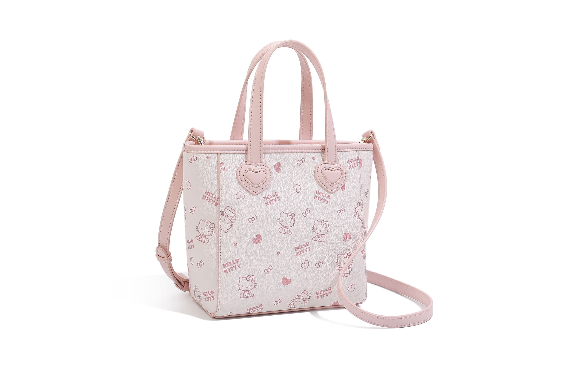 Сумка Sanrio Hello Kitty PU (полиуретан) Сумка Большая Женская Розовая Белая - изображение 5