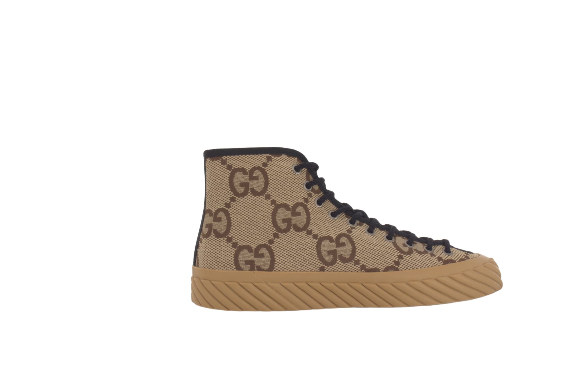 Кеды Gucci High-Top Sneakers Camel - изображение 2