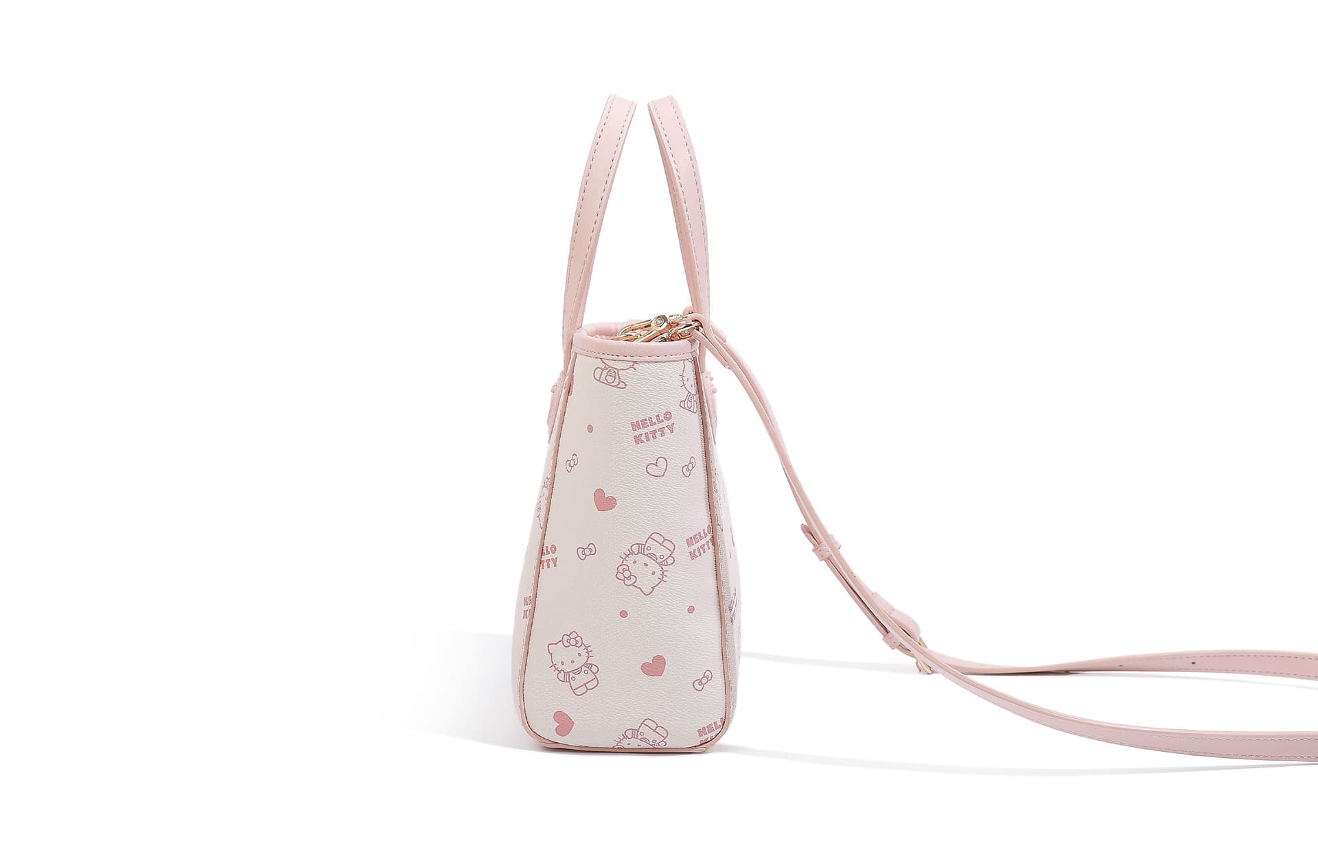 Сумка Sanrio Hello Kitty PU (полиуретан) Сумка Большая Женская Розовая Белая - изображение 7